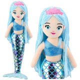  Plush Mermaid Cuddly Toy Holographic Tail Blue 48cm | shoptok.hr