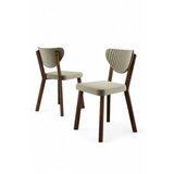 Hanah home set stolica (4 komada) arfe cream brown Cene