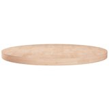 vidaXL Okrogla mizna plošča Ø70x4 cm neobdelana trdna hrastovina Cene