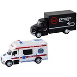 Camper Truck Ambulance Ice Cream Parlor With Friction Drive 1:87 A | Shoptok.si