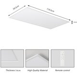 Brilagi - LED prigušiva stropna svetiljka SLIMFRAME LED/80W/230V 120x60 cm bela + daljinski upravljač | Eponuda.com