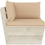  Kutna sofa od paleta s jastucima impregnirana smrekovina | shoptok.hr