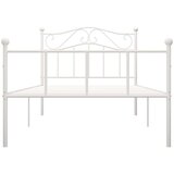  Posteljni okvir bel kovinski 100x200 cm, (20606275) | Shoptok.si
