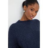 Answear Lab Pulover z volno mornarsko modra barva | Shoptok.si