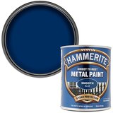 HAMMERITE Boja za metal Smooth sjaj plava, lak, 0,75 l | shoptok.hr