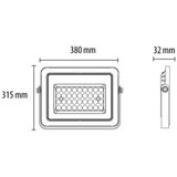 Prosto LED reflektor SMD 200W/220VAC, 6500K, crni Cene
