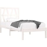  Posteljni okvir bel iz borovine 90x200 cm, (20646170) | Shoptok.si