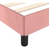  Okvir za krevet s uzglavljem ružičasti 120 x 200 cm baršunasti | shoptok.hr