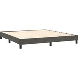  Krevet box spring s madracem LED tamnosivi 180x200 cm baršun | shoptok.hr
