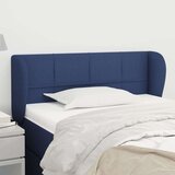 Vzglavje z ušesi modro 103x23x78/88 cm blago, (20735493) Cene