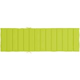  Blazina za ležalnik svetlo zelena 200x50x3 cm oxford tkanina, (20623492) | Shoptok.si