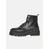 Vero Moda Škornji Vmenilla Leather Boot 10276502 Črna