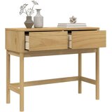  Konzolni stol FLORO voštano smeđi 89 5x36 5x73 cm od borovine | shoptok.hr