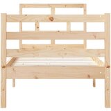  Posteljni okvir iz trdnega lesa 75x190 cm 2FT6, (20903693) | Shoptok.si