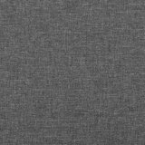  Posteljni okvir z vzglavjem temno siv 140x200 cm blago, (20736650) | Shoptok.si