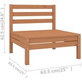  Vrtna sedežna garnitura 8-delna medeno rjava trdna borovina, (20675564) | Shoptok.si