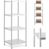 Royal Catering Kovinski gostinski skladiščni regal do 200 kg 70 x 60 x 180 cm, (22131507) | Shoptok.si