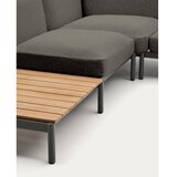 Kave Home Temno siv oblazinjen vrtni kavč (levi kot) Sorells – | Shoptok.si