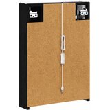  Kupaonski ormar s ogledalom Crni hrast 43 x 11,5 x 60,5 cm | shoptok.hr