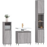 vidaXL 3-dijelni set kupaonskih ormarića boja hrasta sonome drveni | shoptok.hr