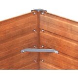  Povišena vrtna gredica boja hrđe 100 x 40 x 45 cm čelik COR-TEN | shoptok.hr