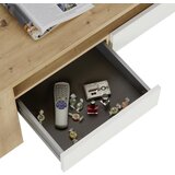 Modern Living Klubska Mizica In Beli In Barvi Hrasta Monos | Shoptok.si