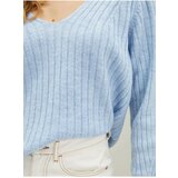 LC Waikiki V-Neck Self-Patterned Long Sleeve Women's Knitwear Sweater | shoptok.hr