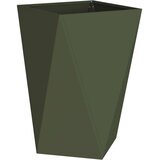  Cvetlično korito Oljčno zelena 50 x 50 x 75 cm Jeklo, (5000207529) Slike