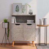 vidaXL komoda betonsko siva 60x30x72 cm iverna plošča | Shoptok.si