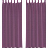 Voile zavjese s petljama 2 kom. ljubičaste 140x260 cm | shoptok.hr