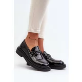 Kesi Women's patent leather loafers black Keelana