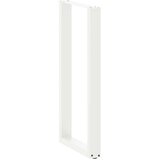  Noge stolića za kavu U-oblika 2 kom bijele 40x(100-101)cm čelik | shoptok.hr