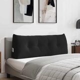  Jastuk za leđa Crna 120 x 24 x 50 cm Baršun | shoptok.hr