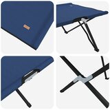  Sklopivi kamperski krevet 2 pcs Plava 206 x 76 x 74 cm | shoptok.hr