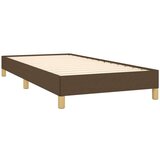  Za krevet tamnosmeđi 90x190 cm od tkanine | shoptok.hr