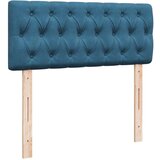 vidaXL Okvir kreveta s madracem tamnoplavi 120x200 cm baršunasti | shoptok.hr