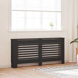  Pokrov za radijator crni 172 x 19 x 81,5 cm MDF | shoptok.hr