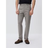 Reserved Slim fit hlače od pamuka - boja kave Cijene
