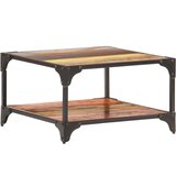  Stolić za kavu 60 x 60 x 35 cm od masivnog obnovljenog drva | shoptok.hr