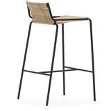 Marckeric Bež metalna barska stolica (visine sjedala 65 cm) Emily – | shoptok.hr