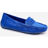Boto Ladies Suede Moccasins Cobalt Lenvie | shoptok.hr