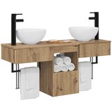  Set namještaja za kupaonicu 3 kom. Hrast artisan | shoptok.hr