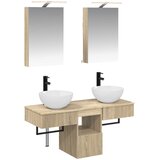  Set ormarića za kupaonicu 5 kom. Hrast sonoma Konstruirano drvo | shoptok.hr
