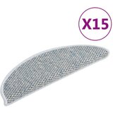  Samolepilne preproge za stopnice sisal 15 kosov 56x17x3cm modre, (20753584) | Shoptok.si