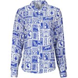 Pieces PCSAYLOR LS SHIRT WVN Plava Cijene