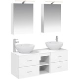  Set namještaja za kupaonicu 5 kom. Bijela | shoptok.hr