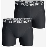 Bjorn Borg Noos Solids 2-pack Oprijete boksarice Črna Cene