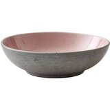  Krožnik za testenine - siva / svetlo roza | Shoptok.si