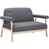  Dvosjed od tkanine tamnosivi | shoptok.hr