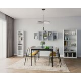 Moderna viseća polica sa 8 polica, bijela | shoptok.hr